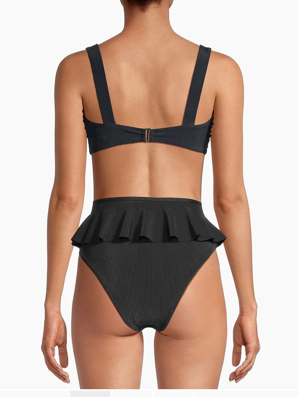 Beach Riot Black Ruffle Knot Bikini Set - Picture 3 of 10